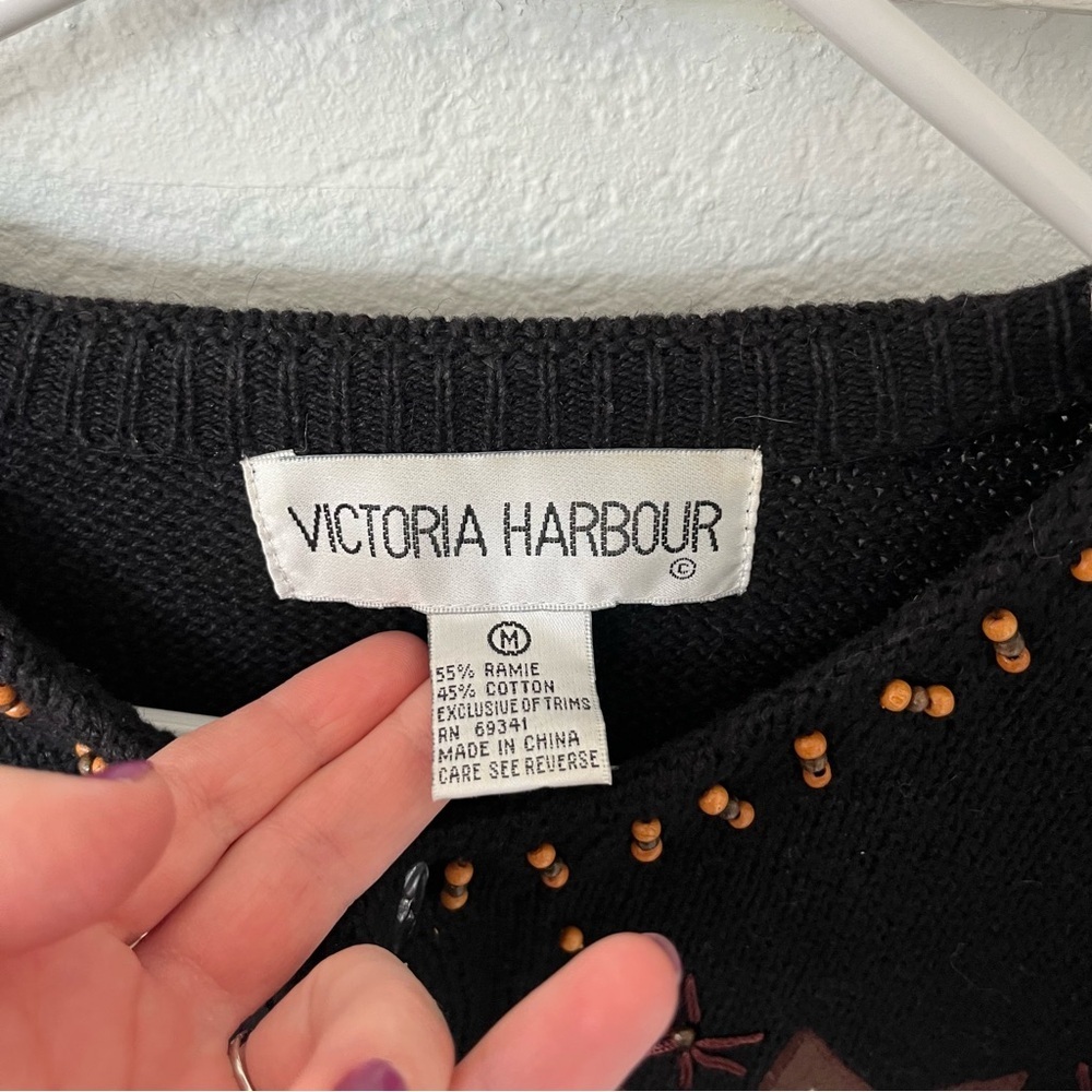 Vintage Victoria Harbour Women's Medium Western Native American Cardigan Sweater - Picture 3 of 7